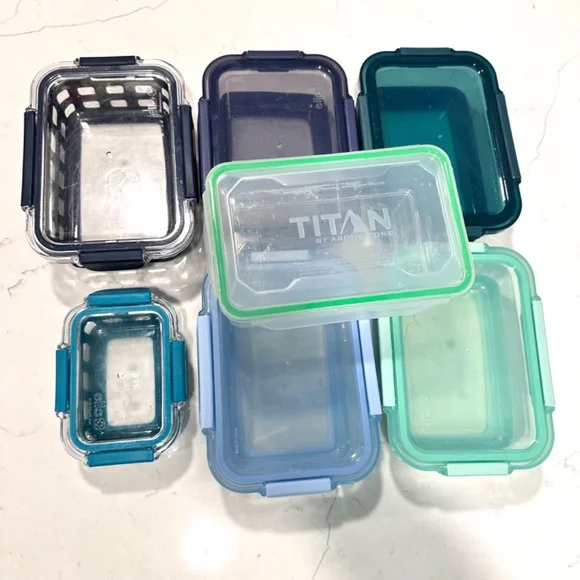 6 Ello Duraglass Refresh Glass Meal Prep Food Storage Containers Set - Picture 2 of 11